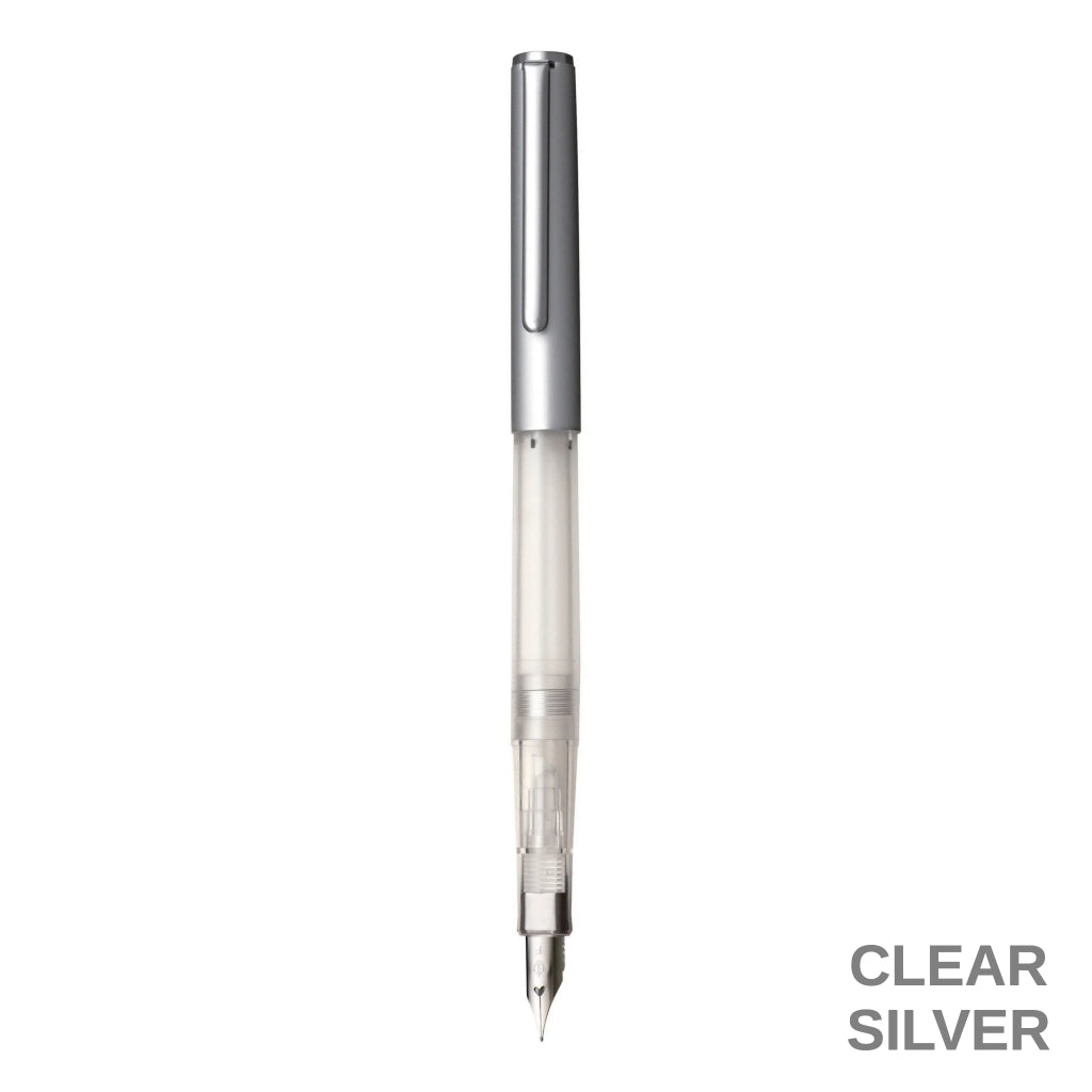 Sailor HighAce Neo Clear Fountain Pen Silver Stainless Fine