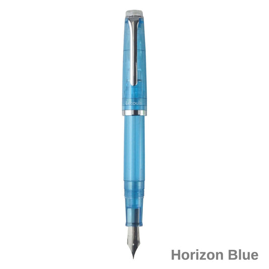 Sailor Lecoule Fountain Pen Horizon Blue Stainless Medium Fine Nib