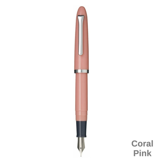 Sailor 1911 Jr.  Fountain Pen Coral Pink Stainless Medium Fine Nib