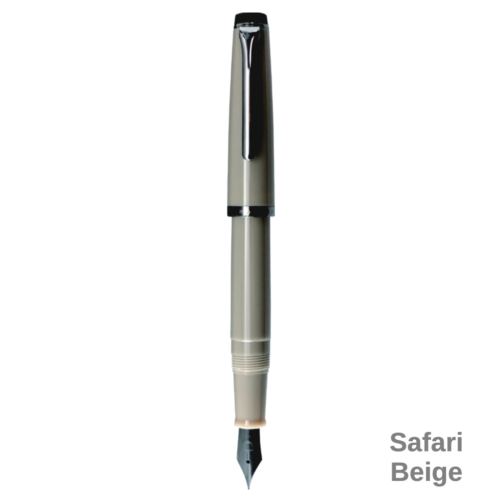 Sailor Lecoule Fountain Pen Safari Beige Stainless Medium Fine Nib