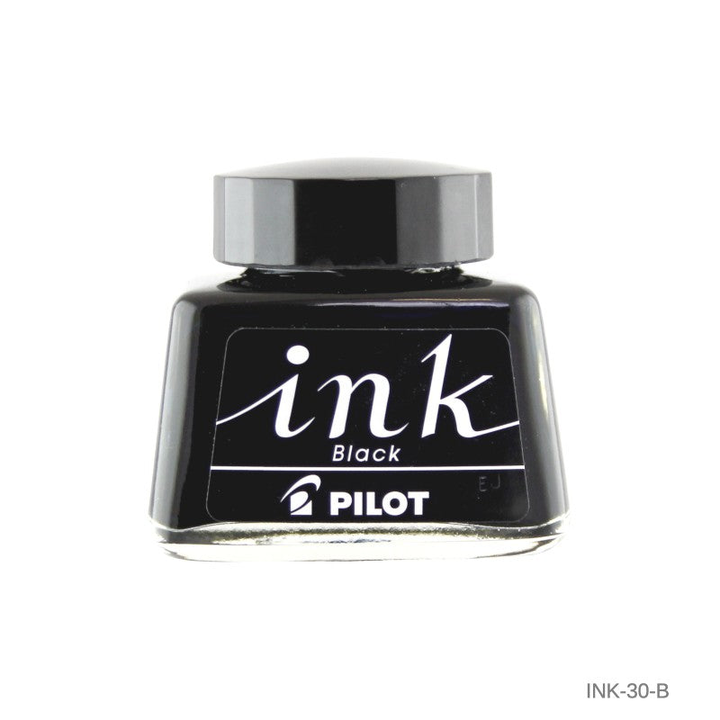 Pilot Bottled Fountain Pen Ink 30ML – Black