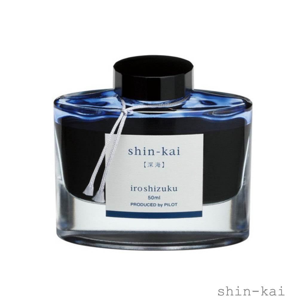 Pilot Iroshizuku Fountain Pen Bottled Ink - SNK Shin-kai 50ml