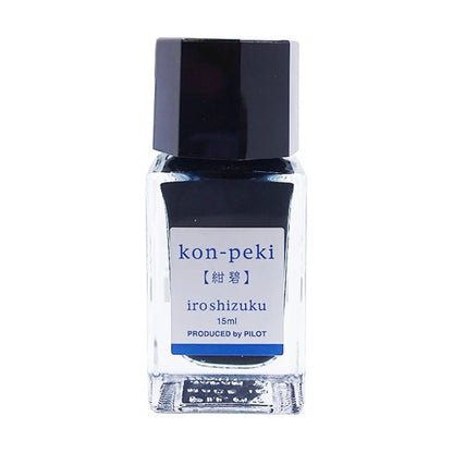 Pilot Iroshizuku Fountain Pen Bottled Ink - KO Kon-peki 15ml