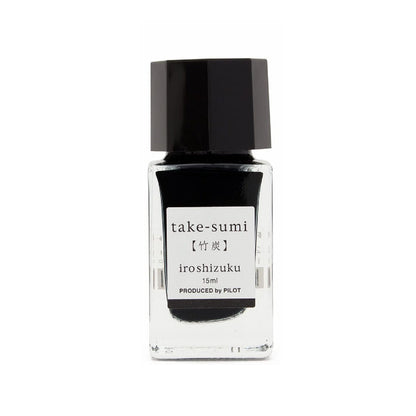 Pilot Iroshizuku Fountain Pen Bottled Ink - TAK Take-sumi 15ml