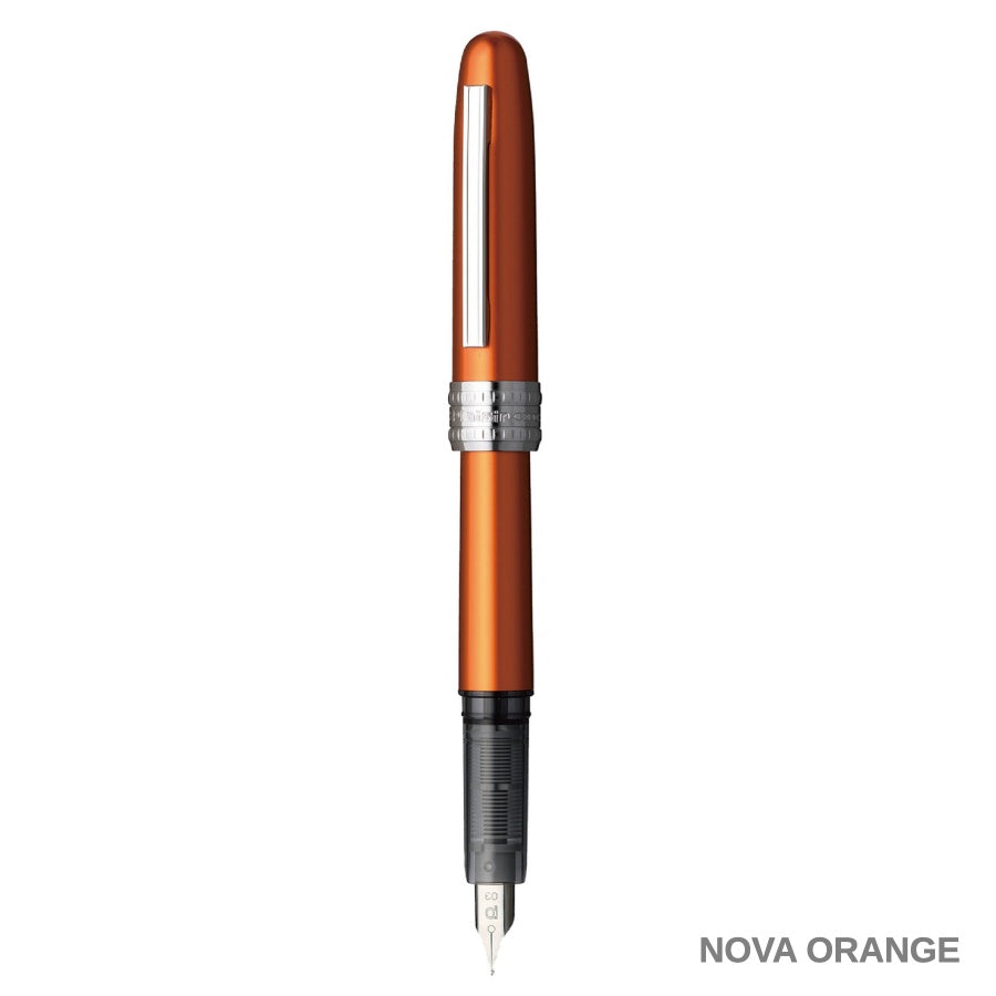 Platinum Plaisir Fountain Pen Nova Orange Stainless Fine Nib