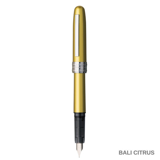 Platinum Plaisir Fountain Pen Bali Citrus Stainless Fine Nib