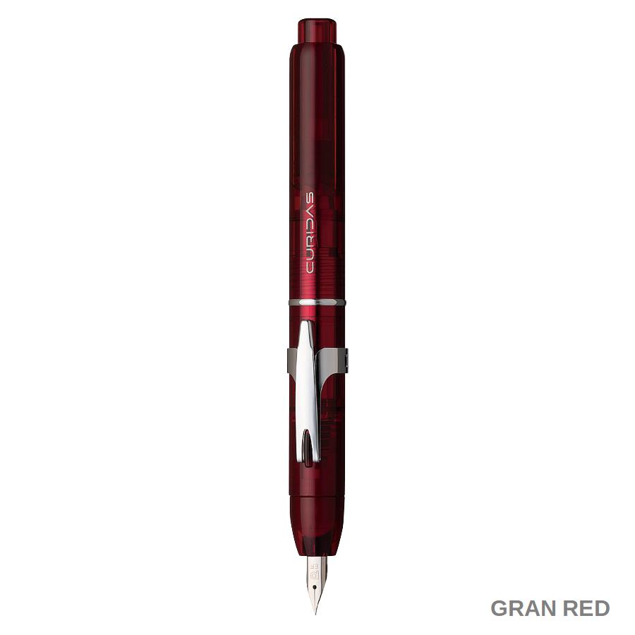 Platinum Curidas Fountain Pen Gran Red Stainless EF Nib
