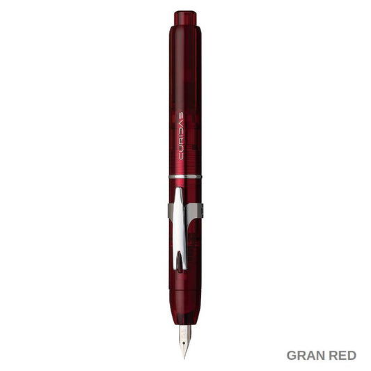 Platinum Curidas Fountain Pen Gran Red Stainless Medium Nib