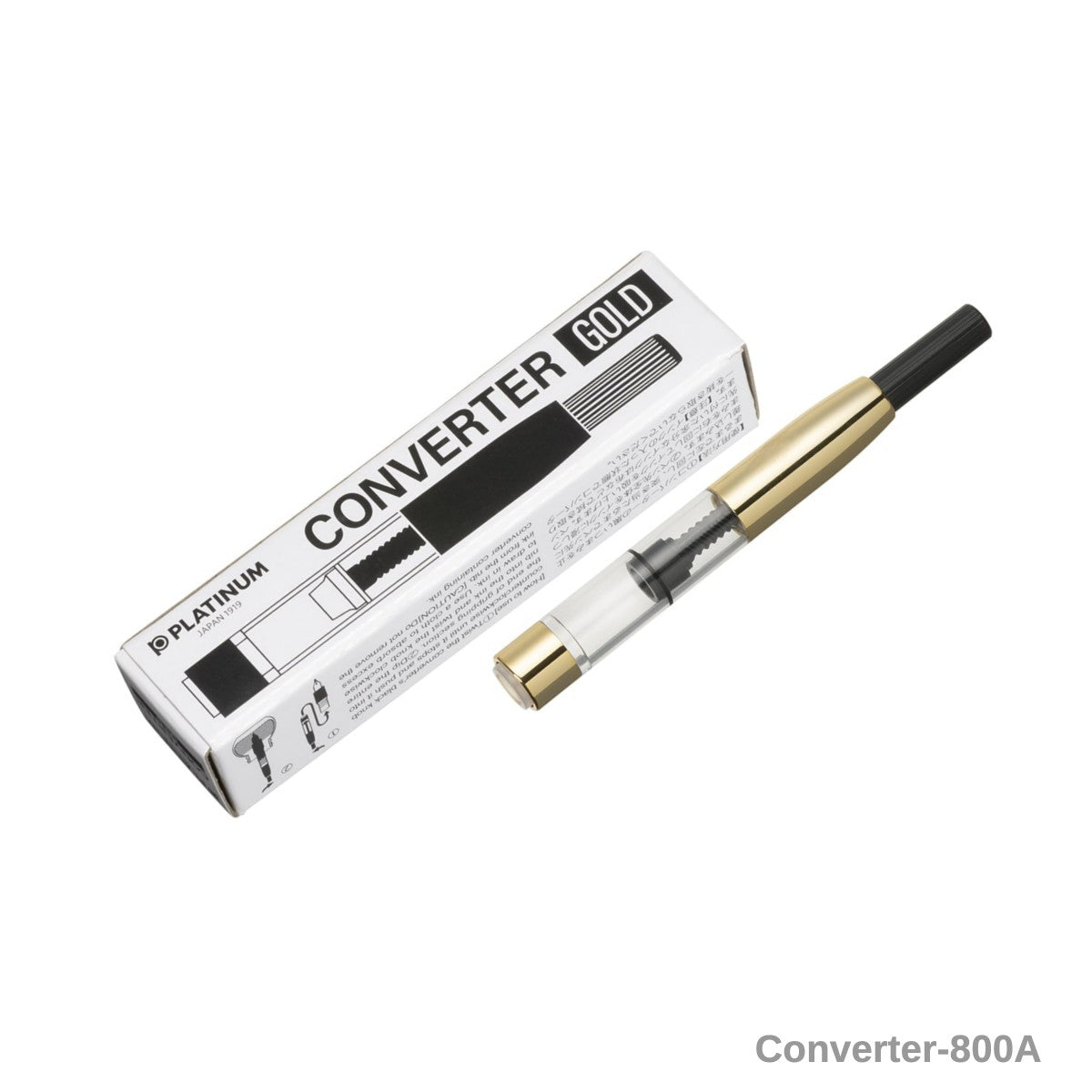 Platinum Fountain Pen Ink Converter - Gold