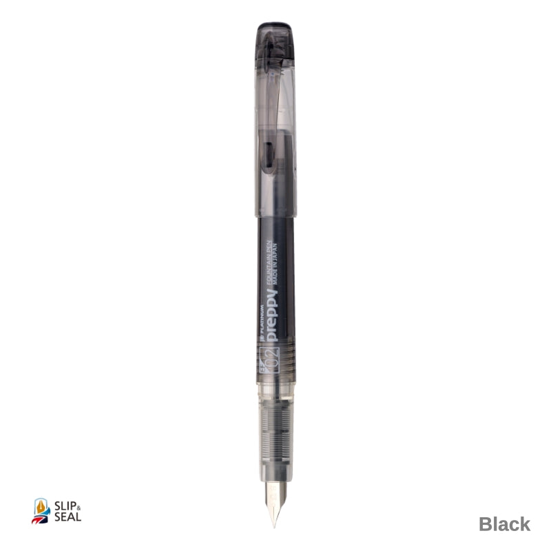 Platinum Preppy Fountain Pen Black Stainless Fine Nib