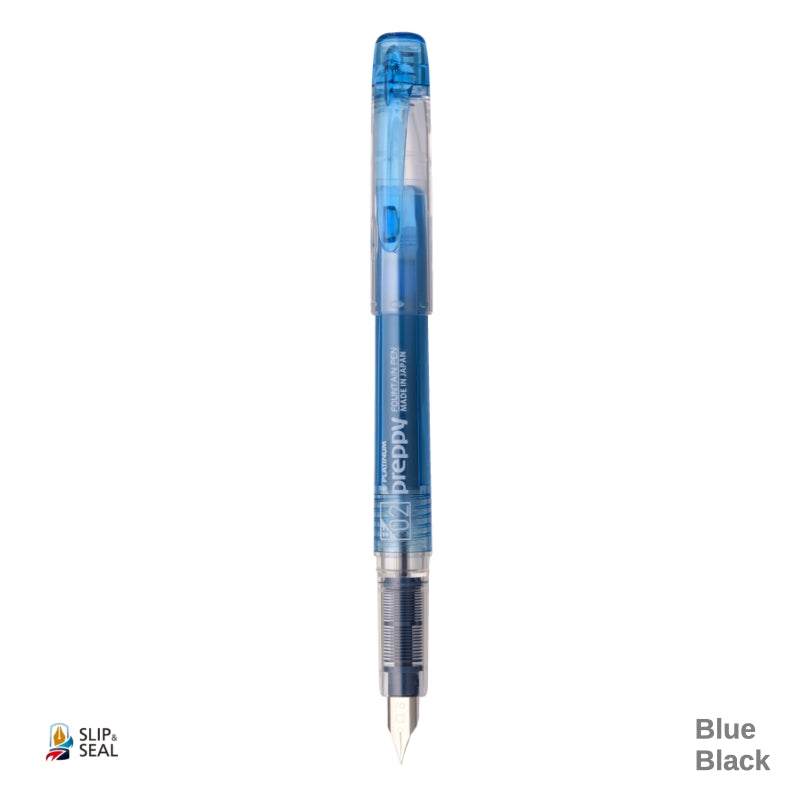 Platinum Preppy Fountain Pen Blue Black Stainless EF Nib