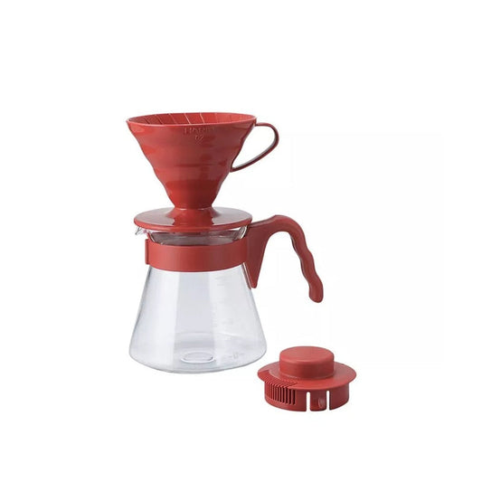 Hario V60 Coffee Server 02 Set (Red) VCSD-02R