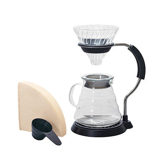 Hario V60 Arm Stand Glass Dripper Set VAS-8006-G