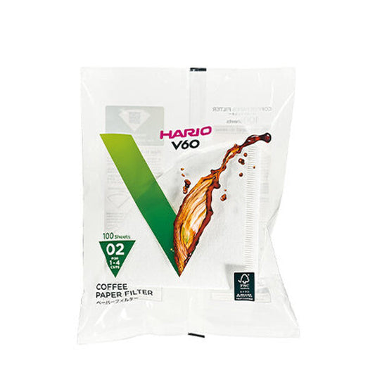 Hario V60 Paper Filter VCF-02-100W