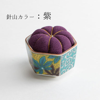 Hiro Kutani Pin Cushion Yoshidaya - Purple