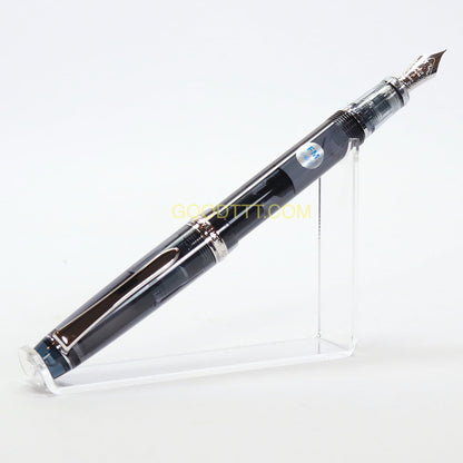 Pilot Namiki Custom Heritage 92 Fountain Pen - Clear Black Fine Medium 14K Gold Nib